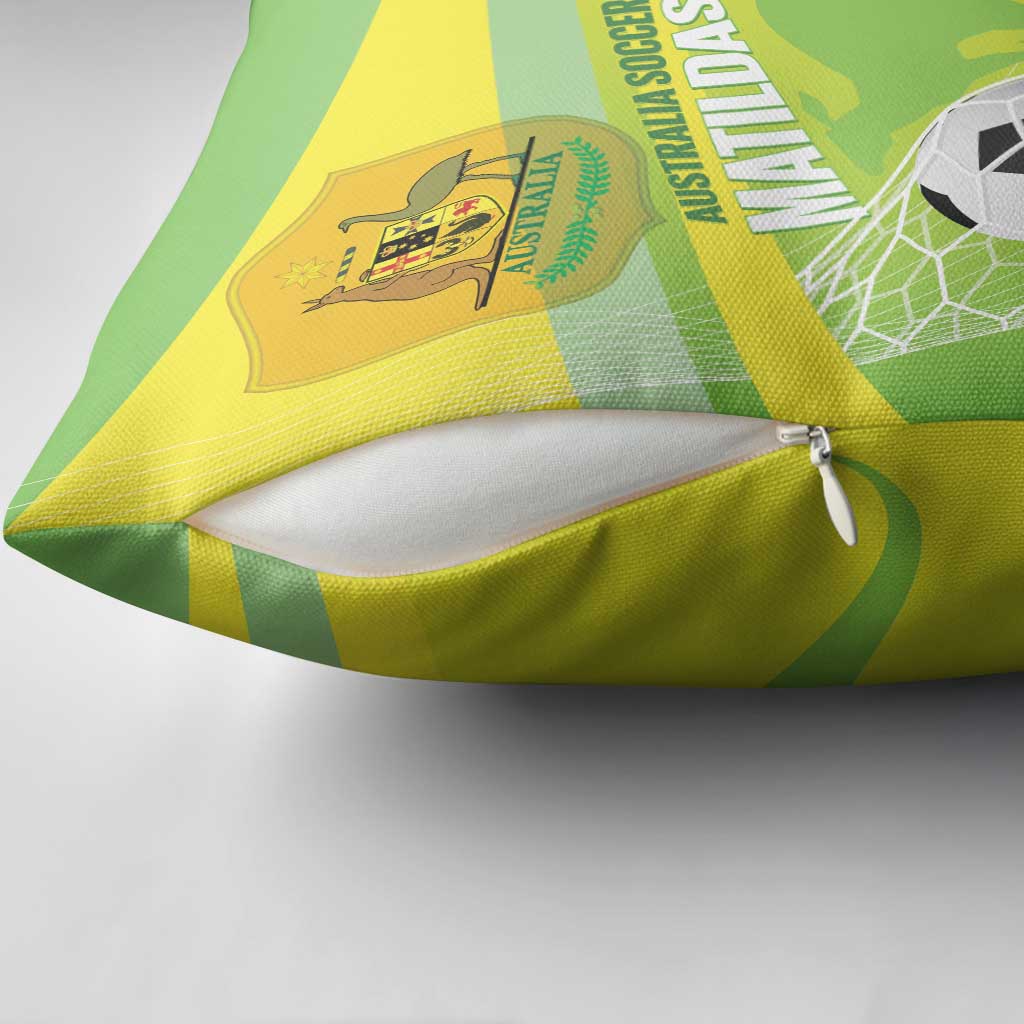 Custom Australia Soccer 2026 Pillow Cover Come On Matildas