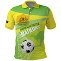Custom Australia Soccer 2026 Polo Shirt Come On Matildas