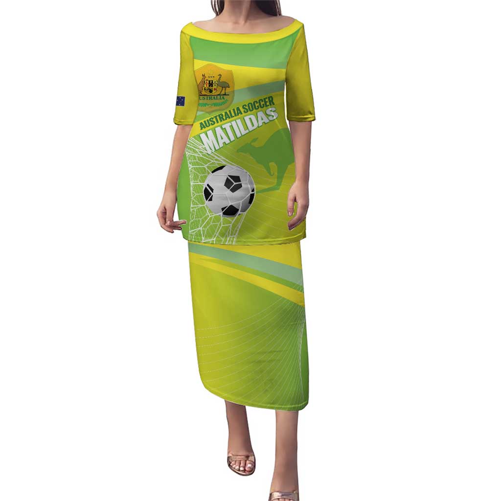 Custom Australia Soccer 2026 Puletasi Come On Matildas