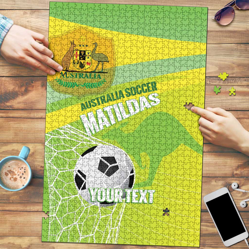 Custom Australia Soccer 2026 Puzzle Come On Matildas