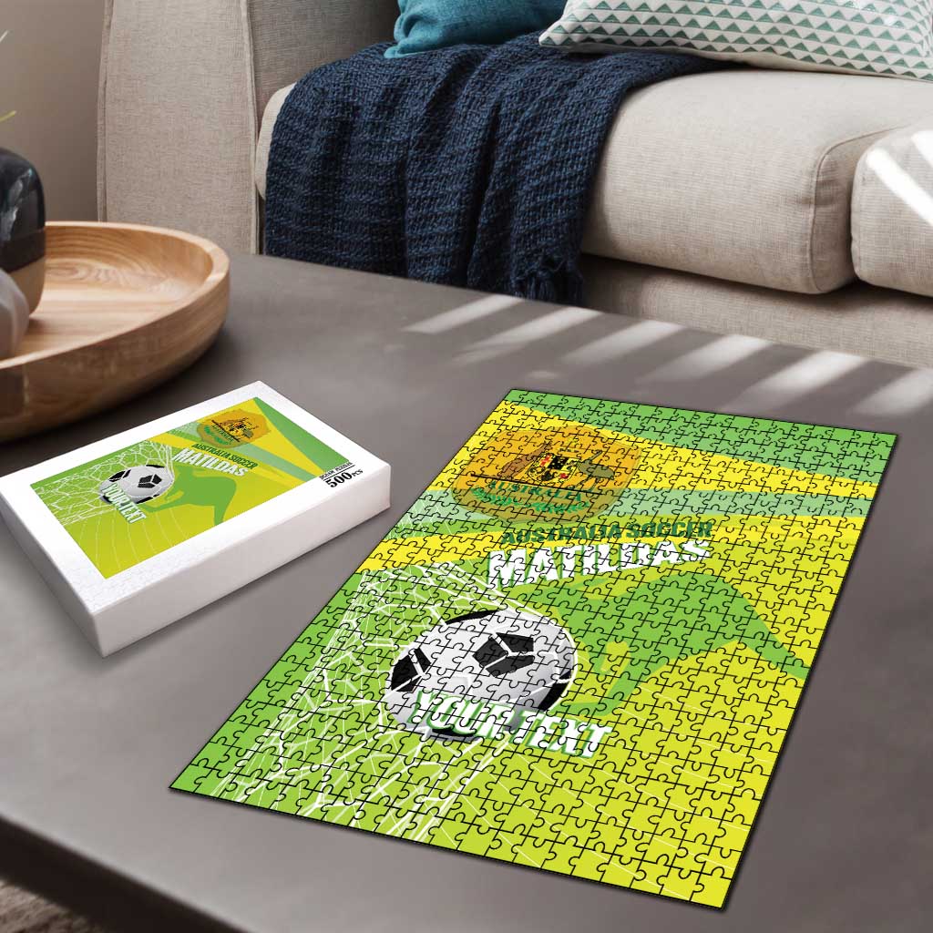 Custom Australia Soccer 2026 Puzzle Come On Matildas