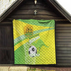 Custom Australia Soccer 2026 Quilt Come On Matildas