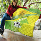Custom Australia Soccer 2026 Quilt Come On Matildas
