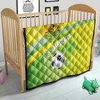 Custom Australia Soccer 2026 Quilt Come On Matildas