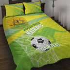 Custom Australia Soccer 2026 Quilt Bed Set Come On Matildas