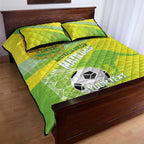 Custom Australia Soccer 2026 Quilt Bed Set Come On Matildas