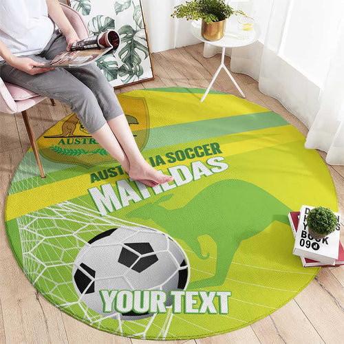 Custom Australia Soccer 2026 Round Carpet Come On Matildas