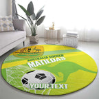 Custom Australia Soccer 2026 Round Carpet Come On Matildas