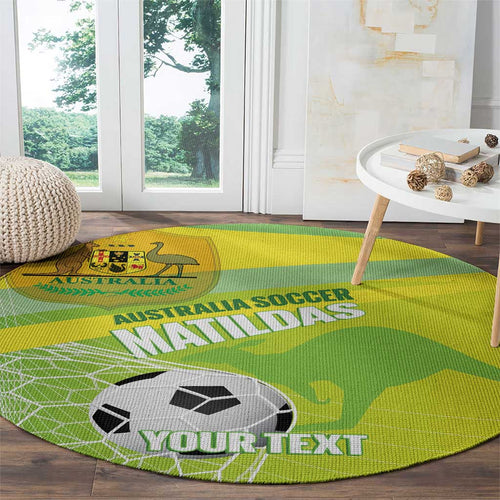 Custom Australia Soccer 2026 Round Carpet Come On Matildas