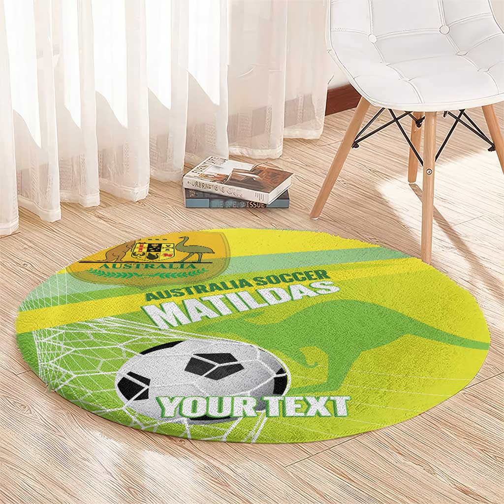 Custom Australia Soccer 2026 Round Carpet Come On Matildas