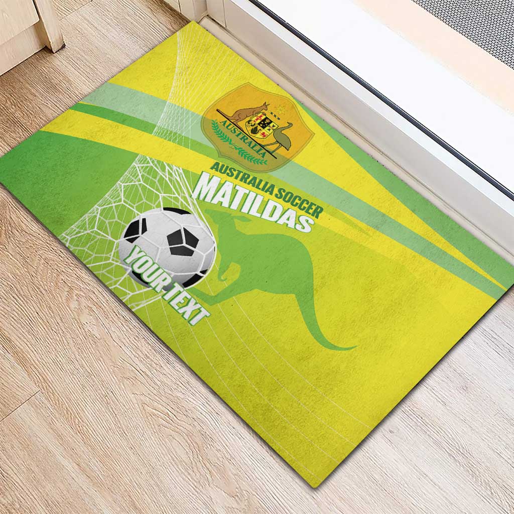 Custom Australia Soccer 2026 Rubber Doormat Come On Matildas