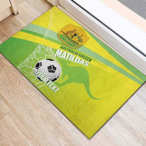 Custom Australia Soccer 2026 Rubber Doormat Come On Matildas