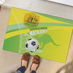 Custom Australia Soccer 2026 Rubber Doormat Come On Matildas