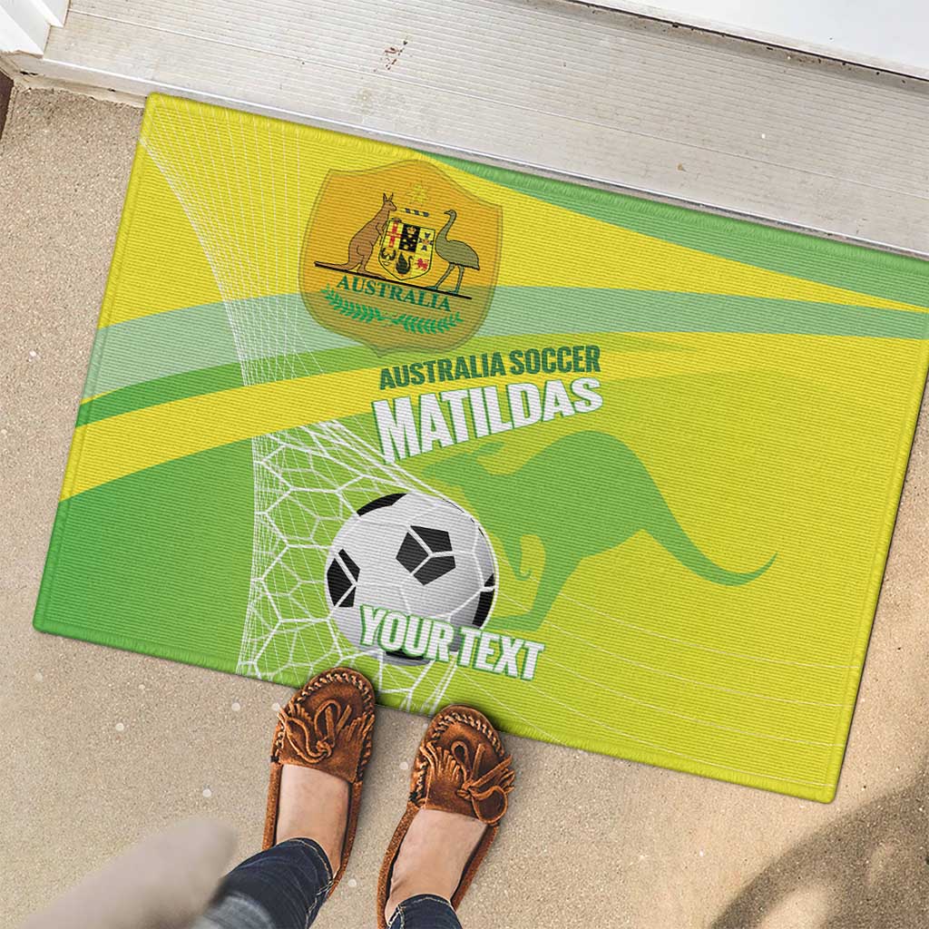 Custom Australia Soccer 2026 Rubber Doormat Come On Matildas