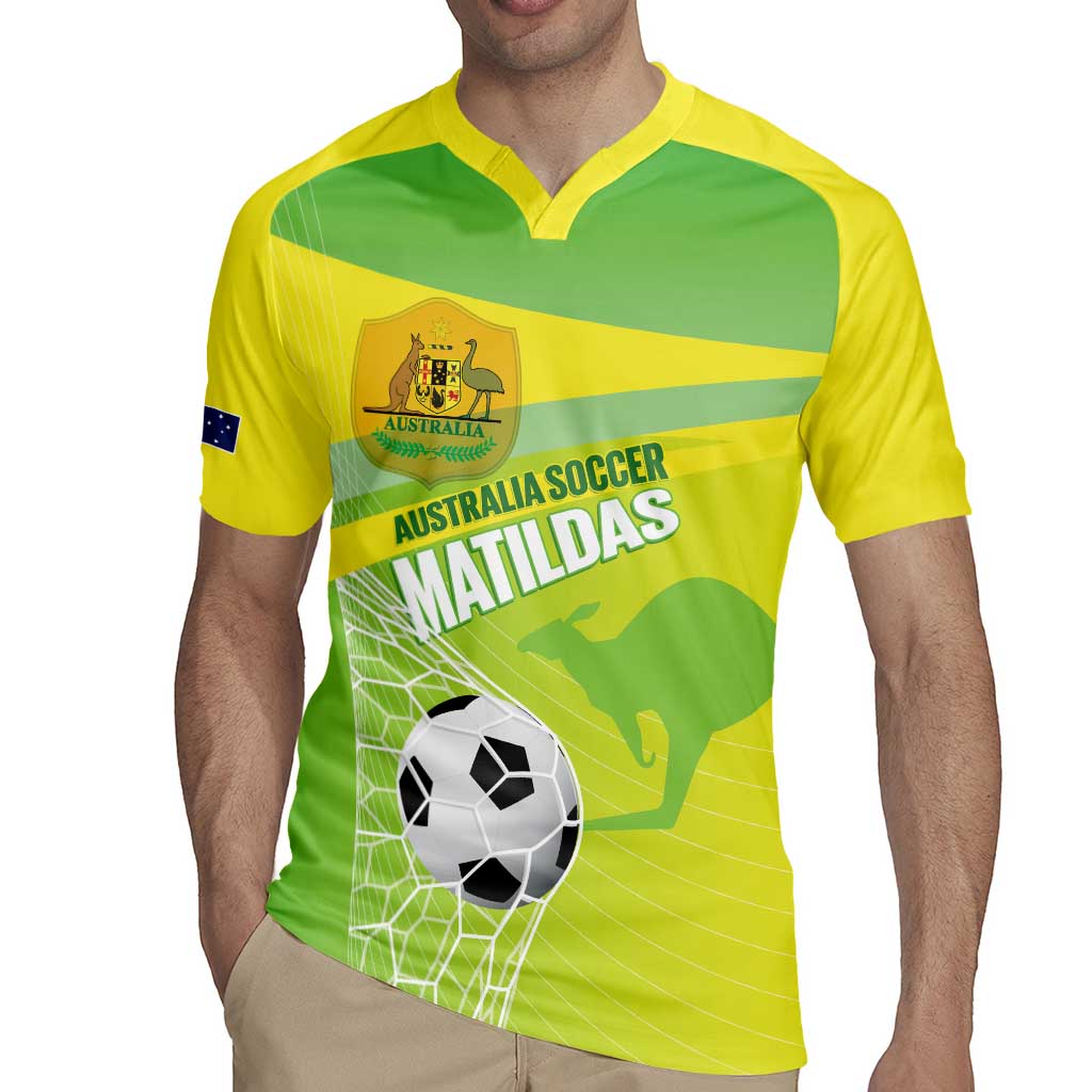 Custom Australia Soccer 2026 Rugby Jersey Come On Matildas