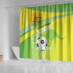 Custom Australia Soccer 2026 Shower Curtain Come On Matildas