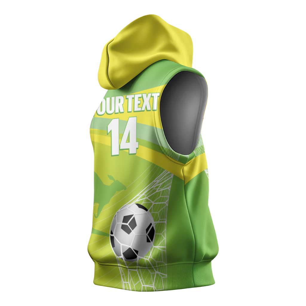 Custom Australia Soccer 2026 Sleeveless Hoodie Come On Matildas