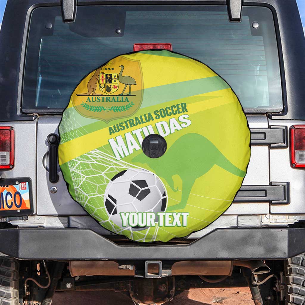 Custom Australia Soccer 2026 Spare Tire Cover Come On Matildas