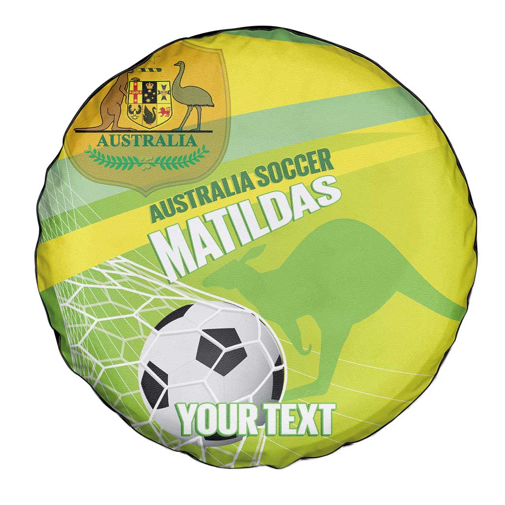 Custom Australia Soccer 2026 Spare Tire Cover Come On Matildas