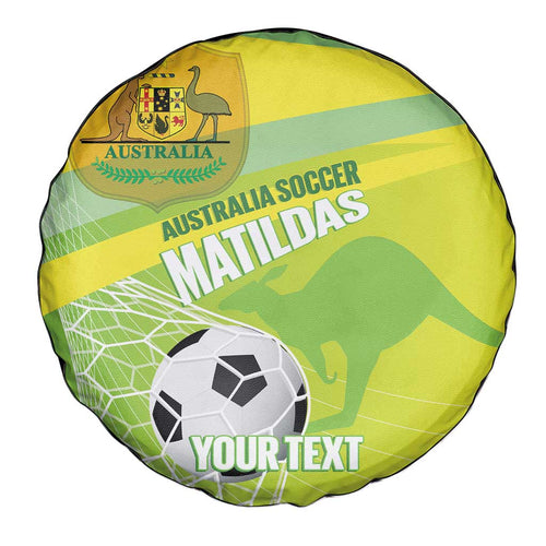 Custom Australia Soccer 2026 Spare Tire Cover Come On Matildas