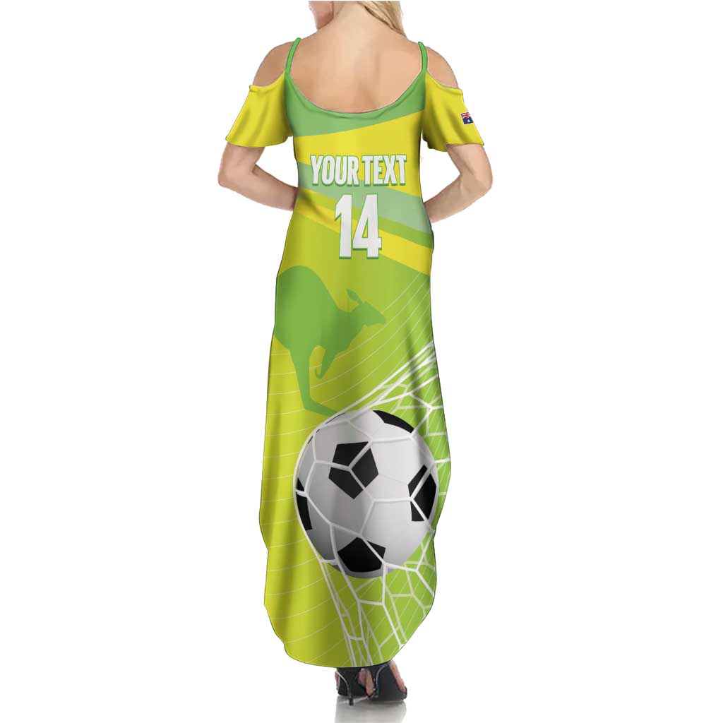 Custom Australia Soccer 2026 Summer Maxi Dress Come On Matildas