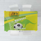 Custom Australia Soccer 2026 Tablecloth Come On Matildas