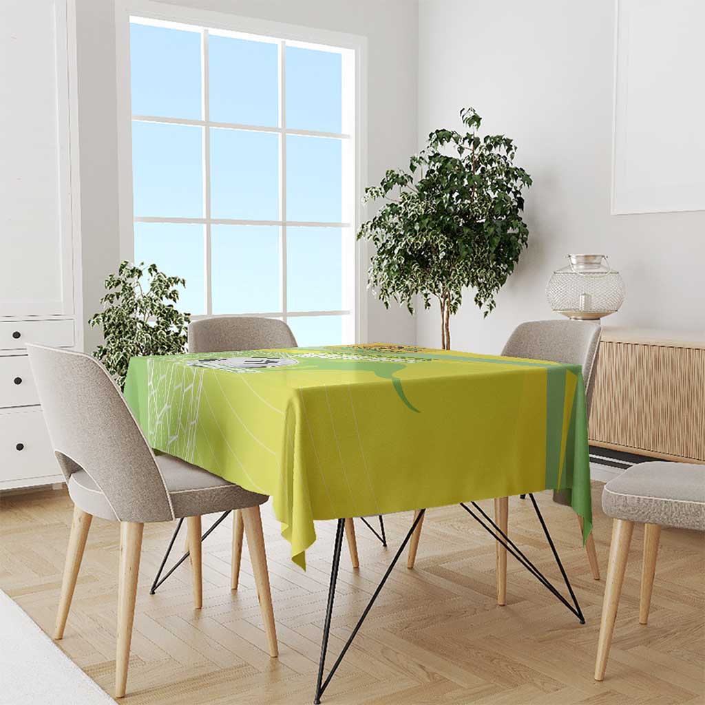 Custom Australia Soccer 2026 Tablecloth Come On Matildas