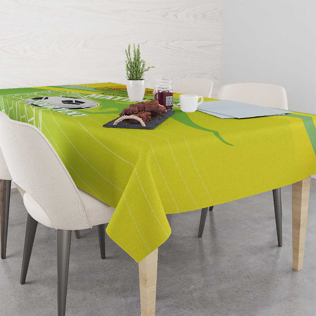 Custom Australia Soccer 2026 Tablecloth Come On Matildas