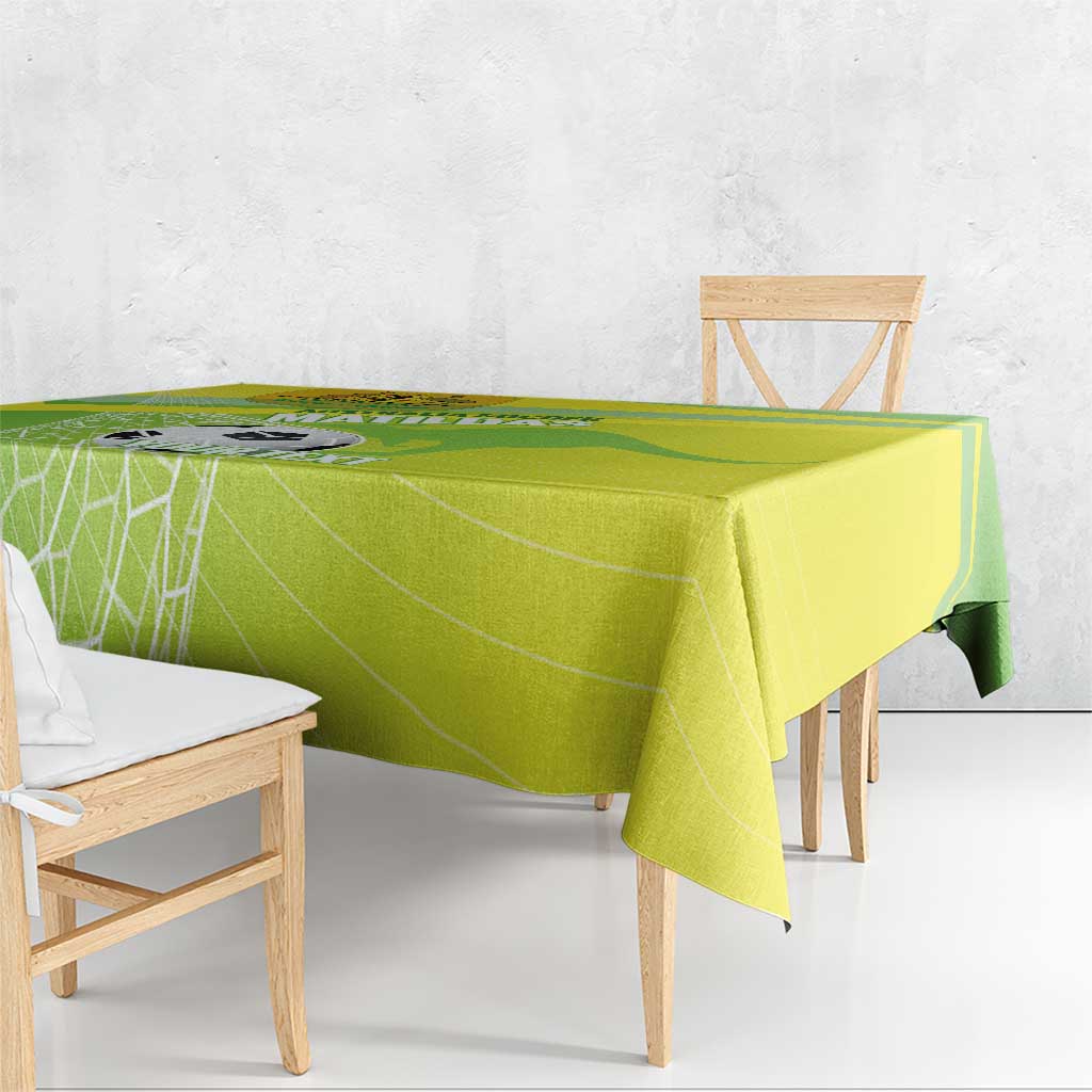 Custom Australia Soccer 2026 Tablecloth Come On Matildas