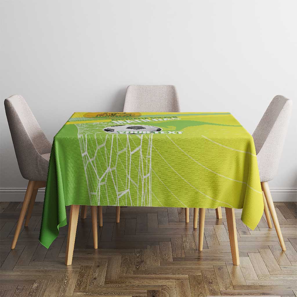 Custom Australia Soccer 2026 Tablecloth Come On Matildas