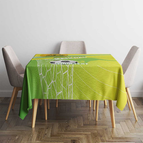 Custom Australia Soccer 2026 Tablecloth Come On Matildas