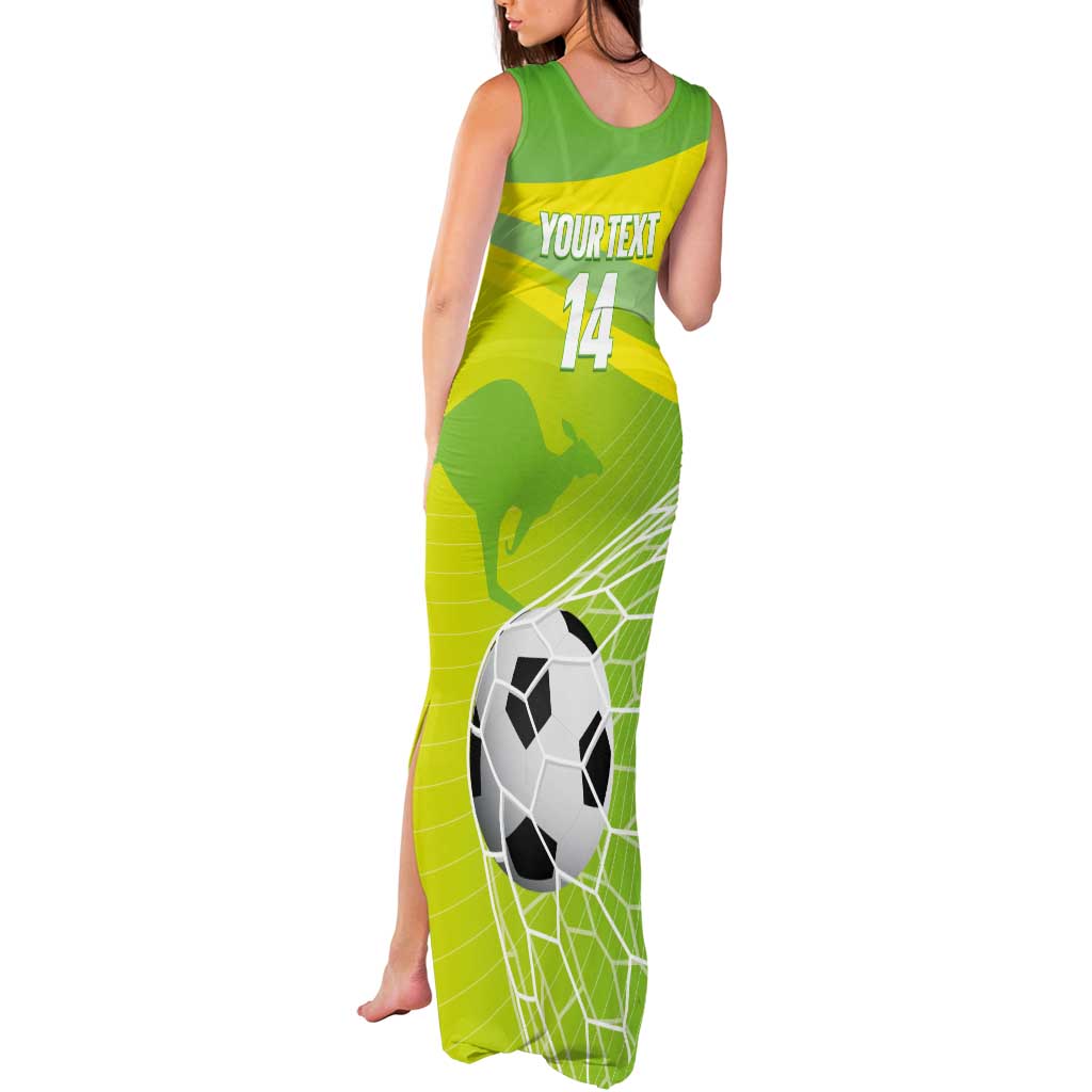 Custom Australia Soccer 2026 Tank Maxi Dress Come On Matildas