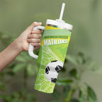 Custom Australia Soccer 2026 Tumbler With Handle Come On Matildas
