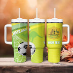 Custom Australia Soccer 2026 Tumbler With Handle Come On Matildas