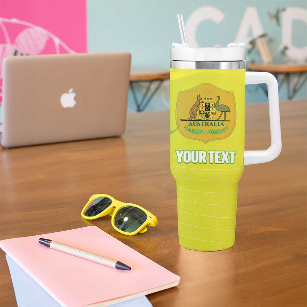 Custom Australia Soccer 2026 Tumbler With Handle Come On Matildas