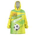 Custom Australia Soccer 2026 Wearable Blanket Hoodie Come On Matildas