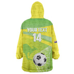 Custom Australia Soccer 2026 Wearable Blanket Hoodie Come On Matildas