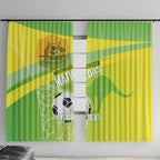 Custom Australia Soccer 2026 Window Curtain Come On Matildas