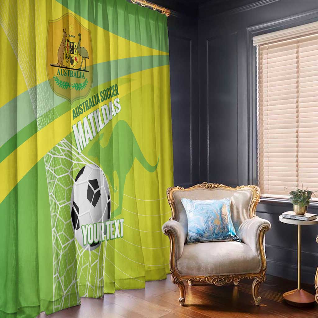 Custom Australia Soccer 2026 Window Curtain Come On Matildas