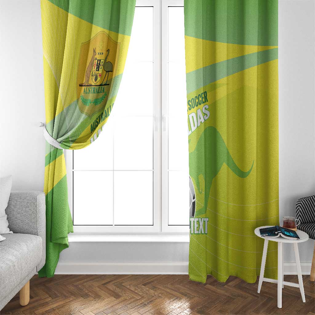 Custom Australia Soccer 2026 Window Curtain Come On Matildas