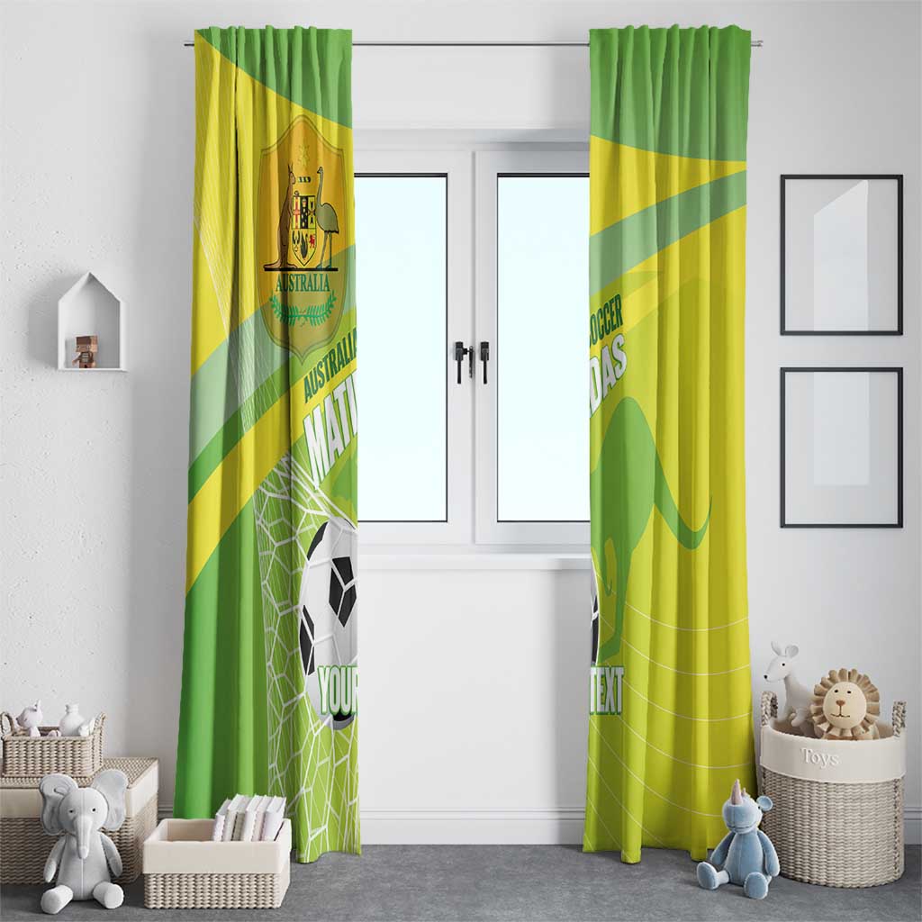 Custom Australia Soccer 2026 Window Curtain Come On Matildas