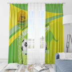 Custom Australia Soccer 2026 Window Curtain Come On Matildas