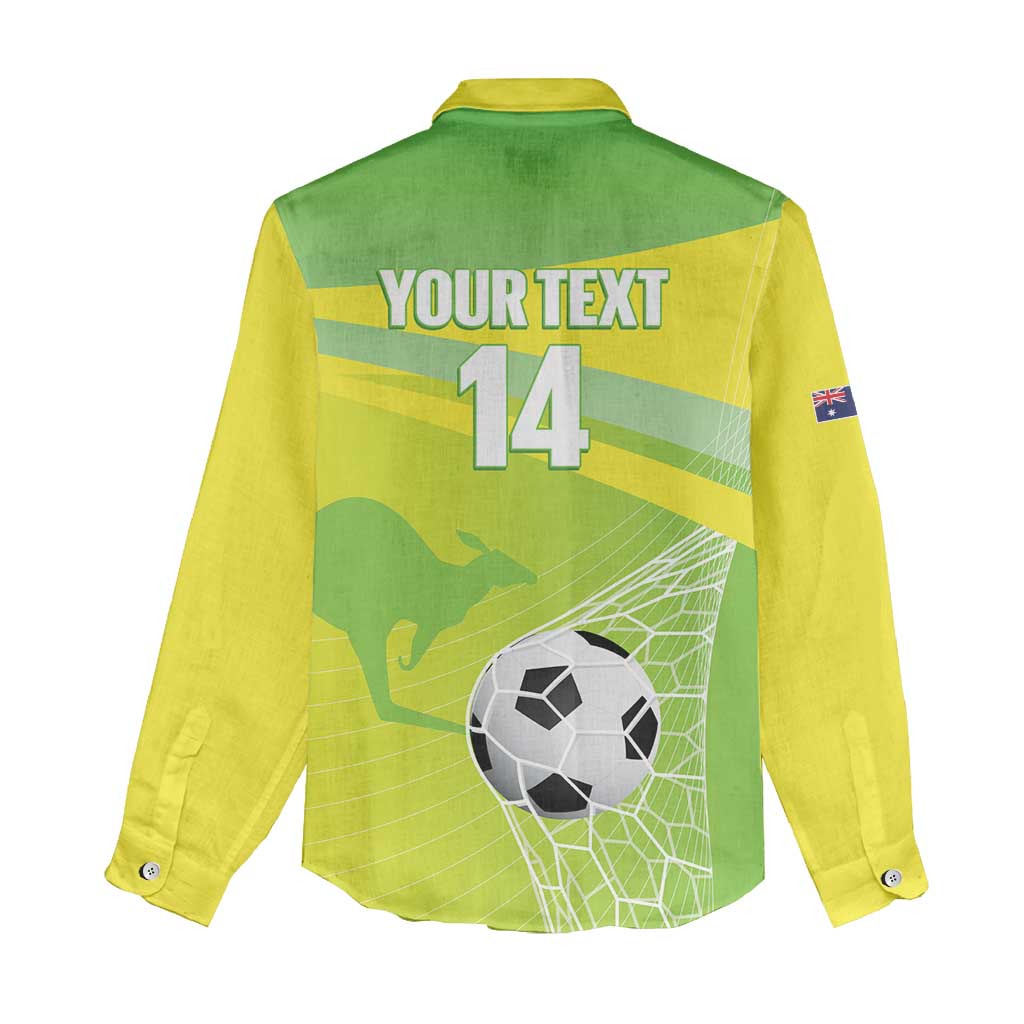 Custom Australia Soccer 2026 Women Casual Shirt Come On Matildas