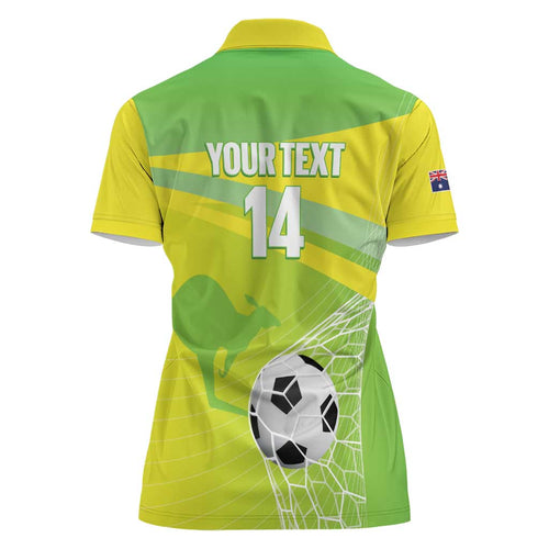 Custom Australia Soccer 2026 Women Polo Shirt Come On Matildas