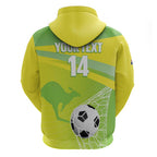 Custom Australia Soccer 2026 Zip Hoodie Come On Matildas