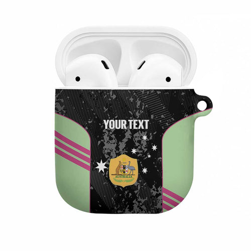 Custom Australia Matildas 2026 AirPods Case Come On Aussie Grunge Style