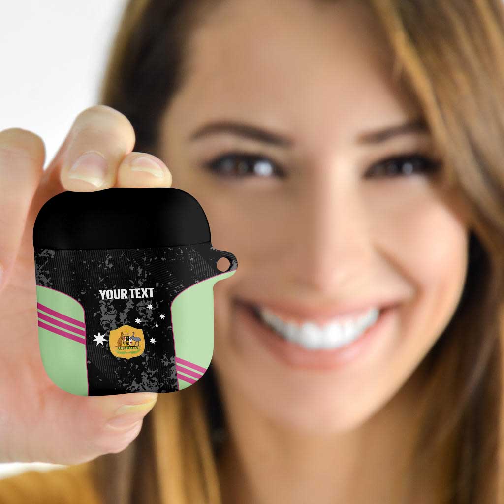 Custom Australia Matildas 2026 AirPods Case Come On Aussie Grunge Style