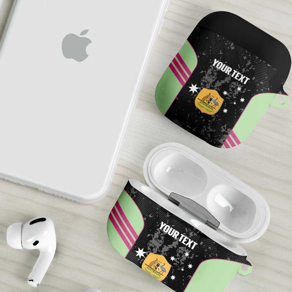 Custom Australia Matildas 2026 AirPods Case Come On Aussie Grunge Style