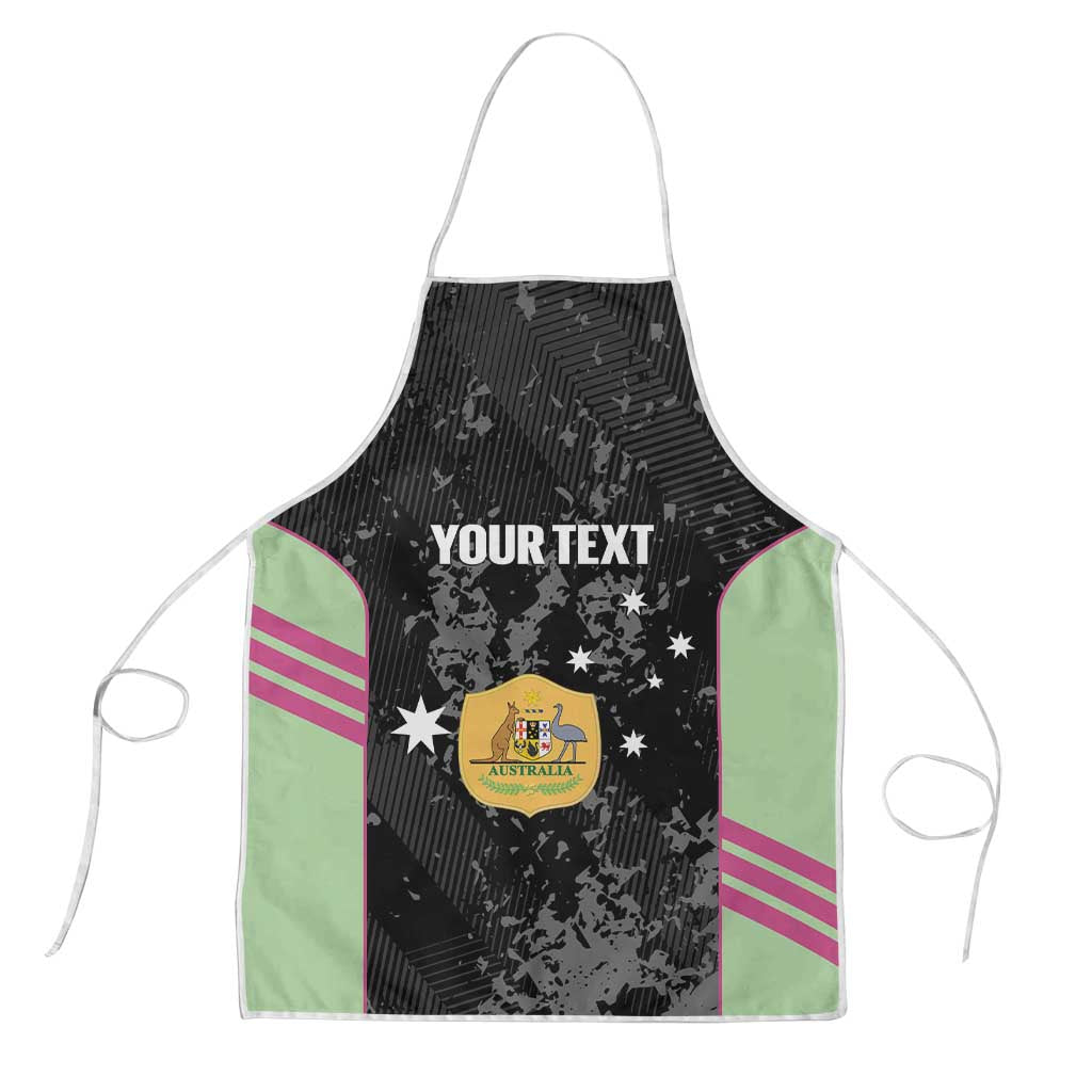 Custom Australia Matildas 2026 Apron Come On Aussie Grunge Style