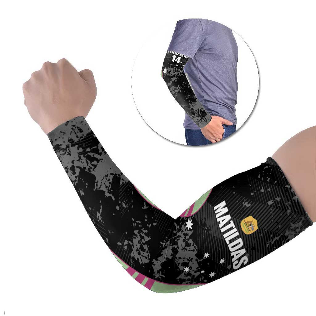 Custom Australia Matildas 2026 Arm Sleeves Come On Aussie Grunge Style